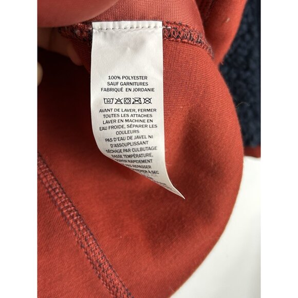 LL Bean Mountain Pile Fleece Hoodie Women SmallBlue Long Jacket Full Zip Sherpa - Picture 10 of 17